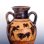 3-01 Attisch-schwarzfigurige Bauchamphora