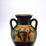3-04  Attisch-schwarzfigurige Bauchamphora